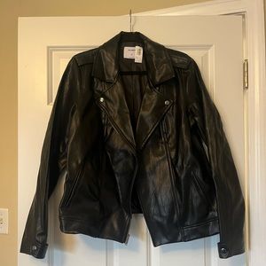 Old navy leather jacket